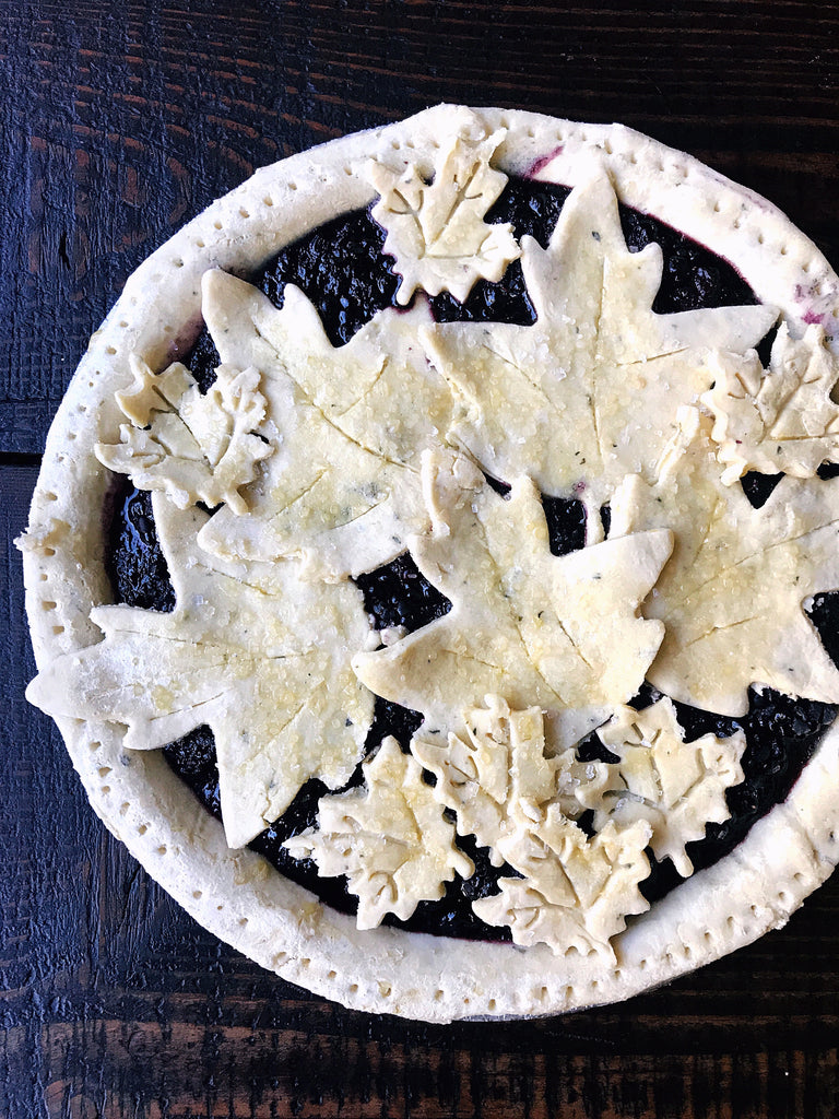 Blackberry Pie with a Fresh Thyme Crust