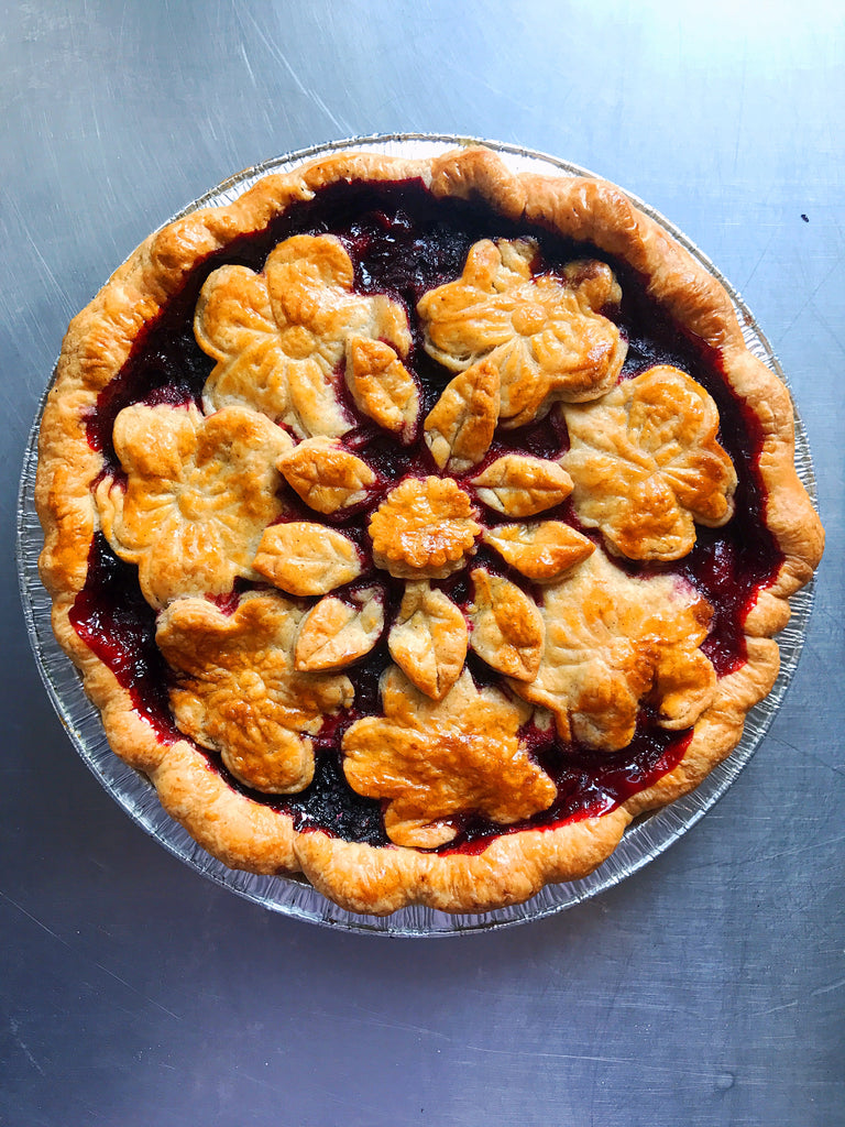 Blackberry Rhubarb Pie