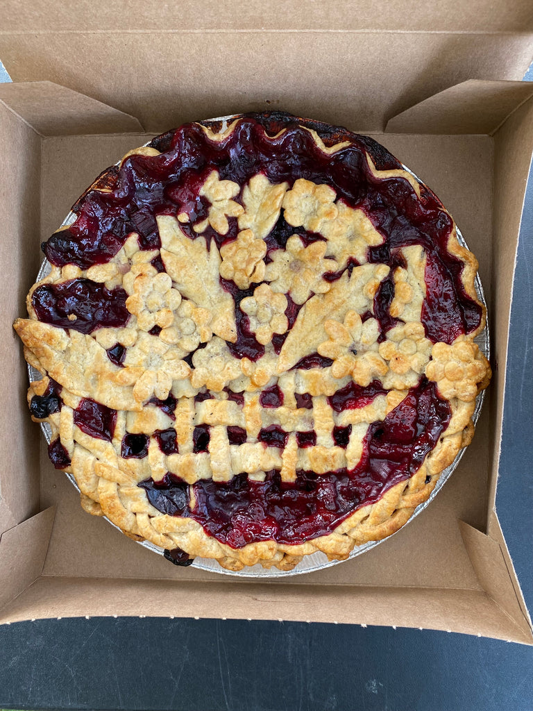 Blackberry Rhubarb Pie