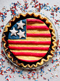 Hand Painted Mixed Berry Pie