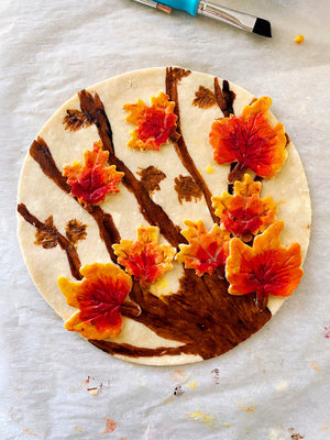 Hand Painted Pumpkin Pie