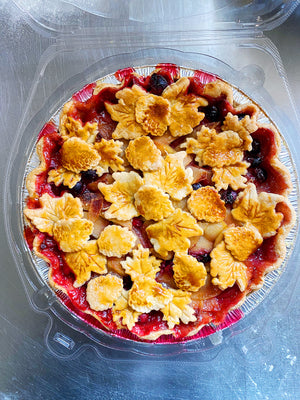 CranPeary Ginger Pie