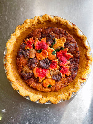 Hand Painted Pumpkin Pie