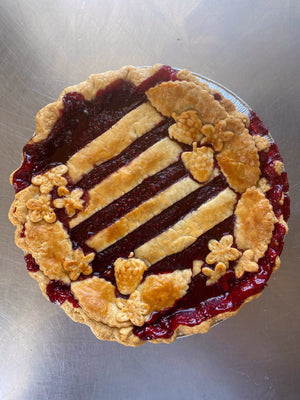 Raspberry Orange Pie