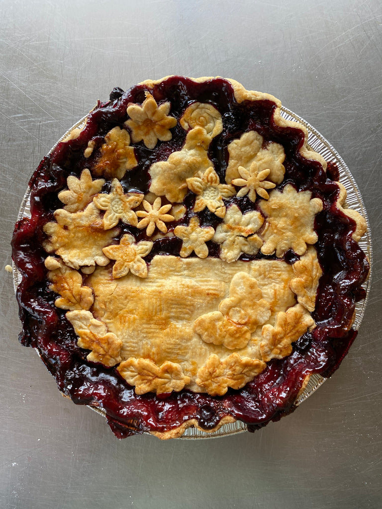 Spiced Mixed Berry Pie