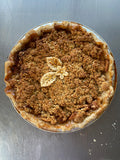 Honey Apple Pecan Streusel Pie