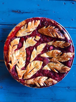 Strawberry Vanilla Bean Pie