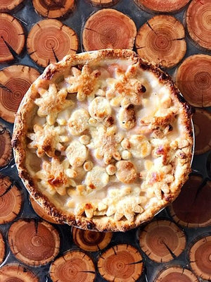 Pear Pie with Pistachio Frangipane