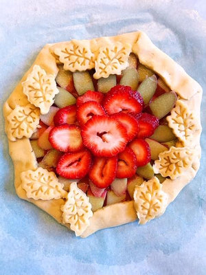 Strawberry Almond Galette with Almond Frangipane