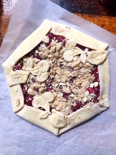 Cherry Crumble Galette
