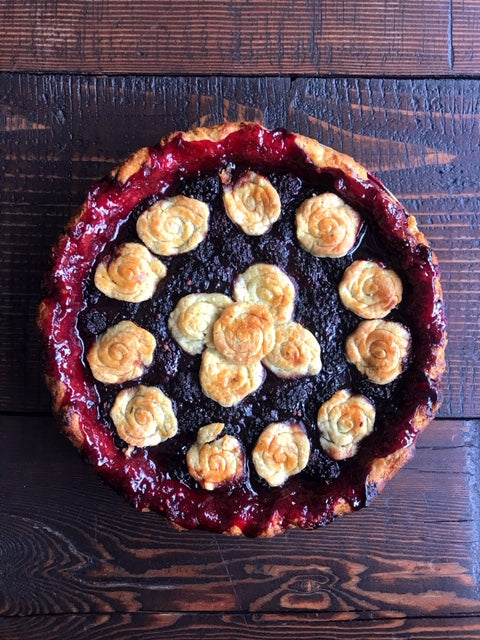 Blackberry Pie with a Fresh Thyme Crust