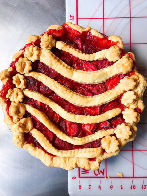 Strawberry Vanilla Bean Pie
