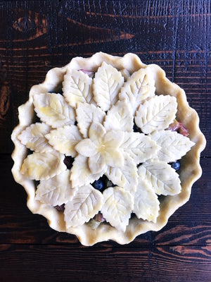 Blueberry Rhubarb Pie