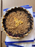 Maple Blueberry Crumble Pie