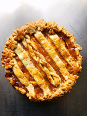 Blue Ribbon Brown Sugar Peach Pie