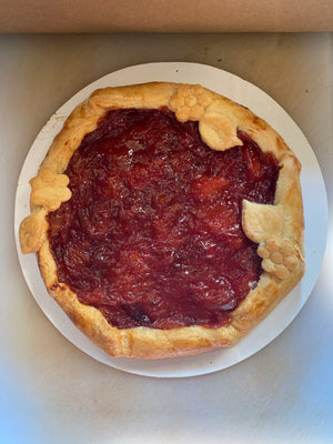 Peach Strawberry Galette