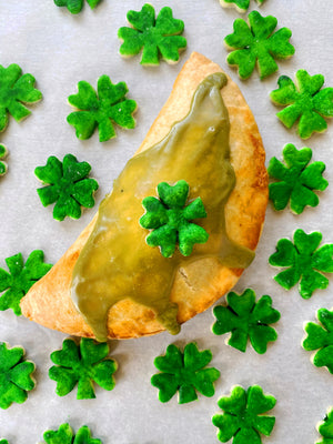 6 Blueberry Matcha Hand Pies