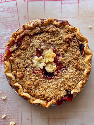 Cherry Berry Crumb Pie
