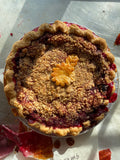 Raspberry Crumble Pie