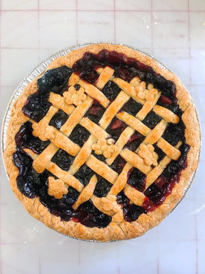 Blueberry Rhubarb Pie