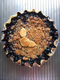 Marionberry Crumble Pie
