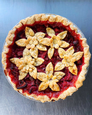 Gluten Free Strawberry Rhubarb Pie
