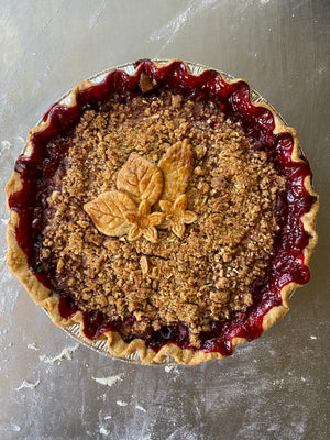 Cherry Pie with Almond Streusel