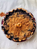 Blueberry Graham Cracker Crumb Pie
