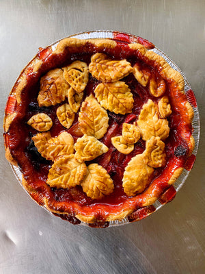 Strawberry Plum Pie