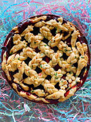 Funfetti Berry Pie