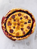 Edible Flower Berry Pie
