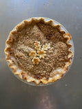 Ginger Pear Crumble Pie