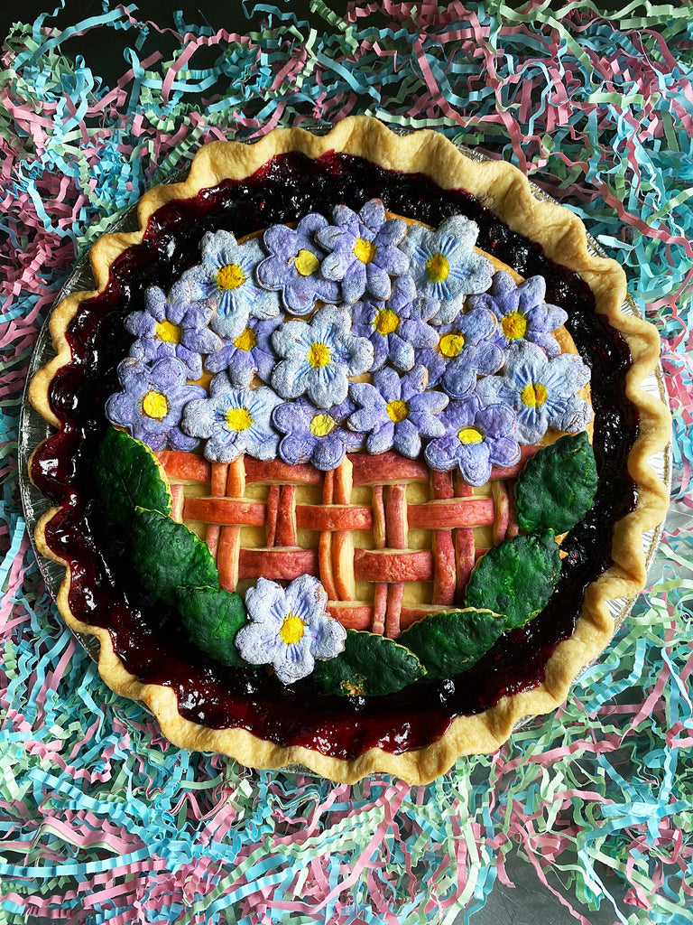 Pretty Painted Pie Crusts
