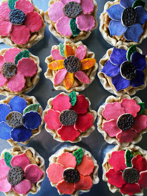 Pie Bouquet- 4 5-inch Flower Pies