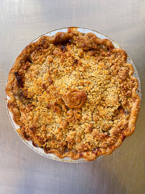 Apple Walnut Crumb Pie