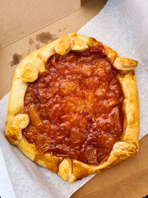 Nectarine and Elderflower Galette