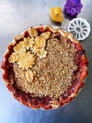 PBJ Crumble Pie