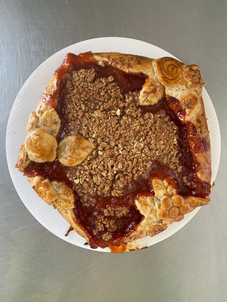 Strawberry Passionfruit Crumble Galette