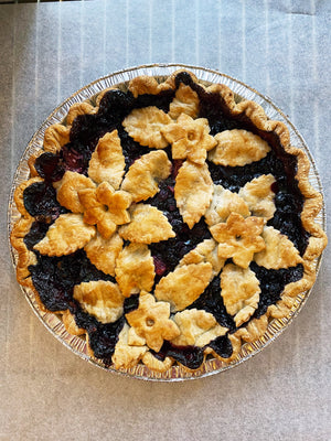 Blueberry Rhubarb Pie