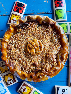 Brown Butter Apple Pie with Hazelnut Crumble