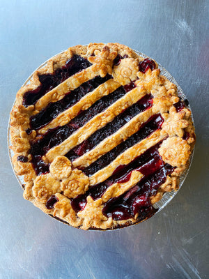 Blackberry Rhubarb Pie