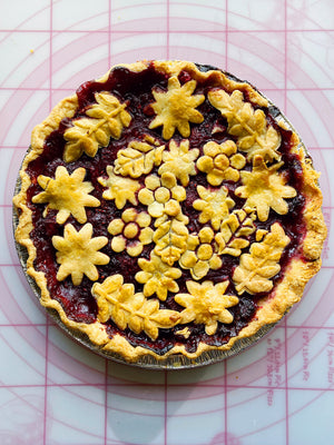 Raspberry Rhubarb Pie