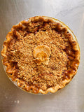 Apple Crumble Pie with Pumpkin Caramel