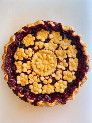 Brown Butter Raspberry Pie