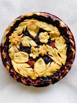 Blueberry Plum Pie