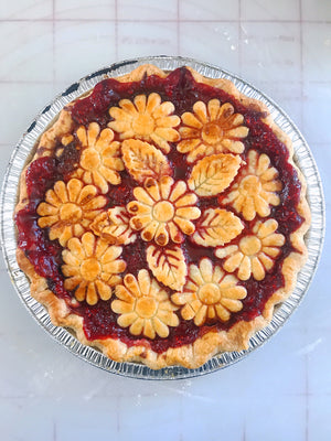 Raspberry Ginger Pie