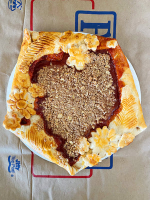 Strawberry Passionfruit Crumble Galette