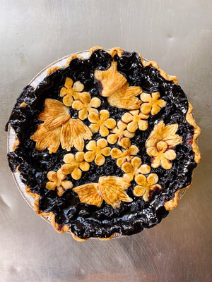 Blueberry Pomegranate Pie