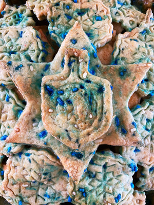 Hanukkah Funfetti Apple Pie