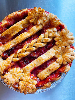 Plum Pie with a Fresh Thyme Crust